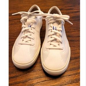 Rothys bright white lace up sneakers